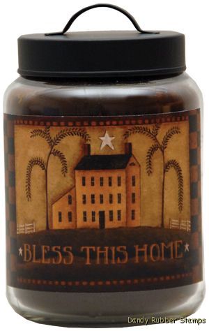 CANDLE, BLESS THIS HOME 16OZ.